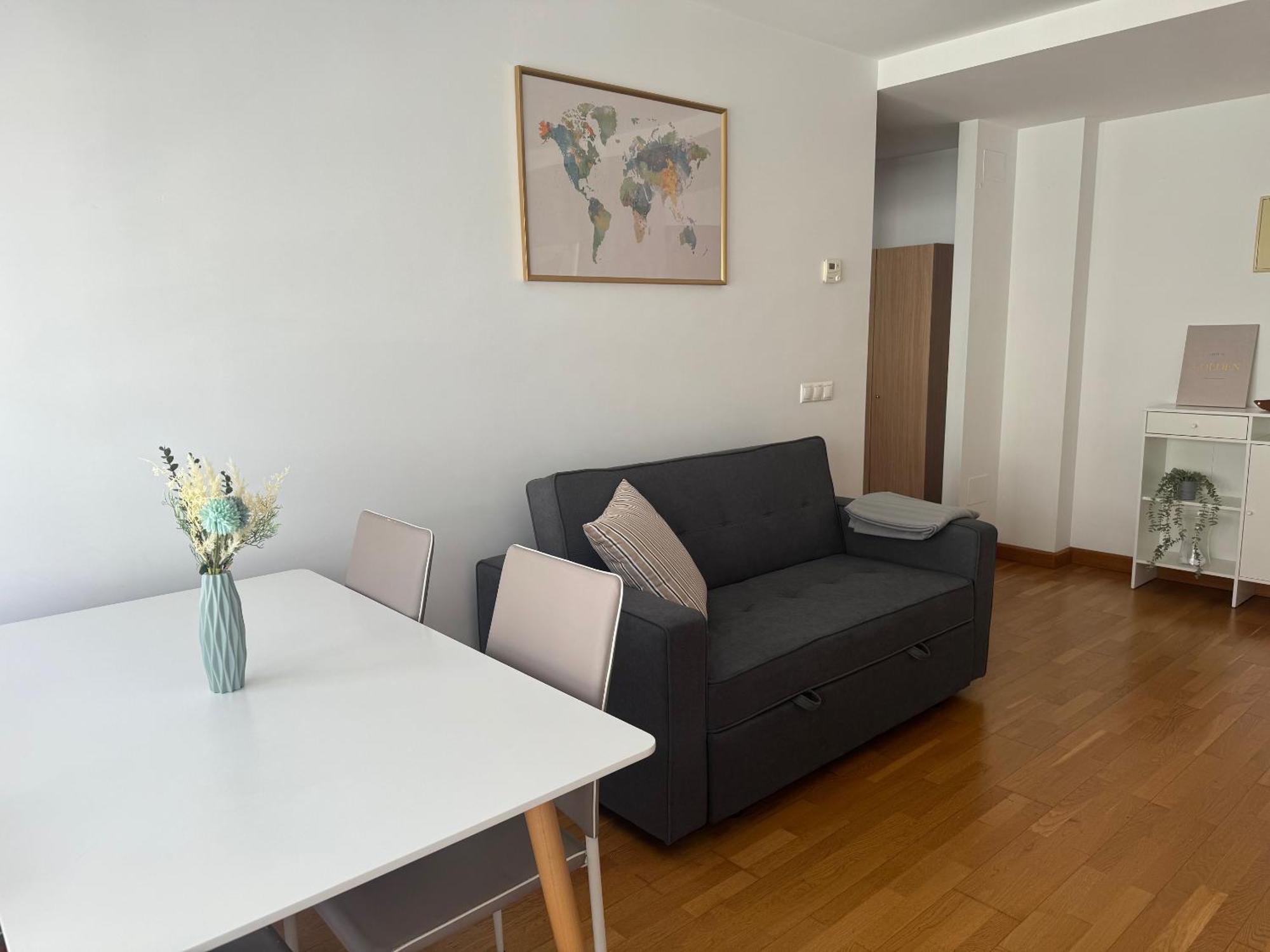 Apartamento En Gijon Con Garaje Y Wifi Bagian luar foto