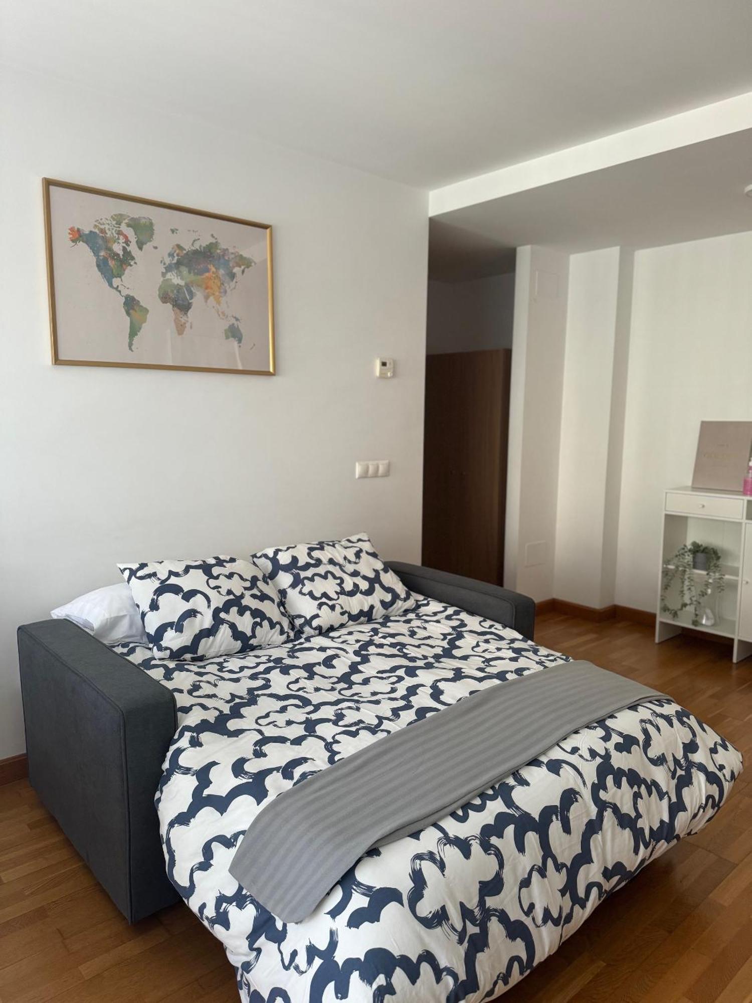 Apartamento En Gijon Con Garaje Y Wifi Bagian luar foto